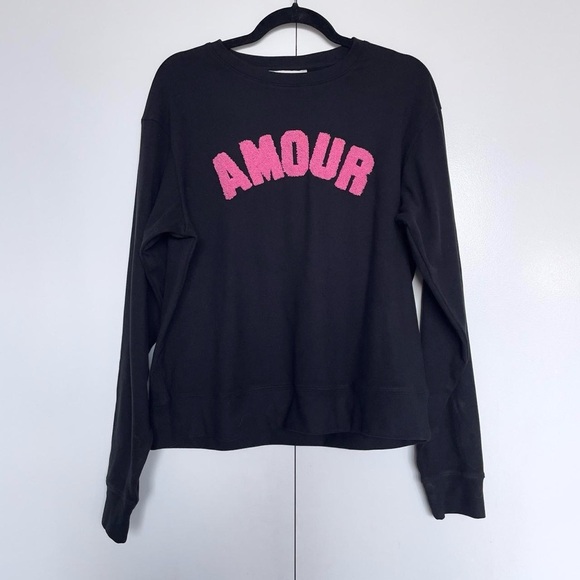 Beach Riot | Cassia Amour black & pink graphic sweatshirt - Picture 4 of 7